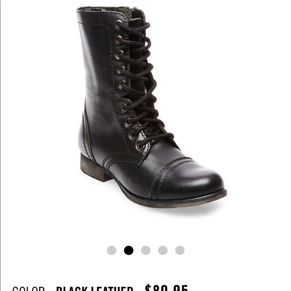 Steve Madden ladies size 6 zip lace boots
